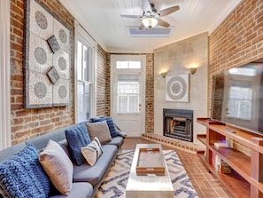 Condo, Multiple Beds (220 E State) | Living room - 220 E State Main (Savannah)