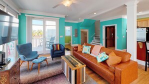 Condo, varias camas (Lost Shaker of Salt) | Sala de estar