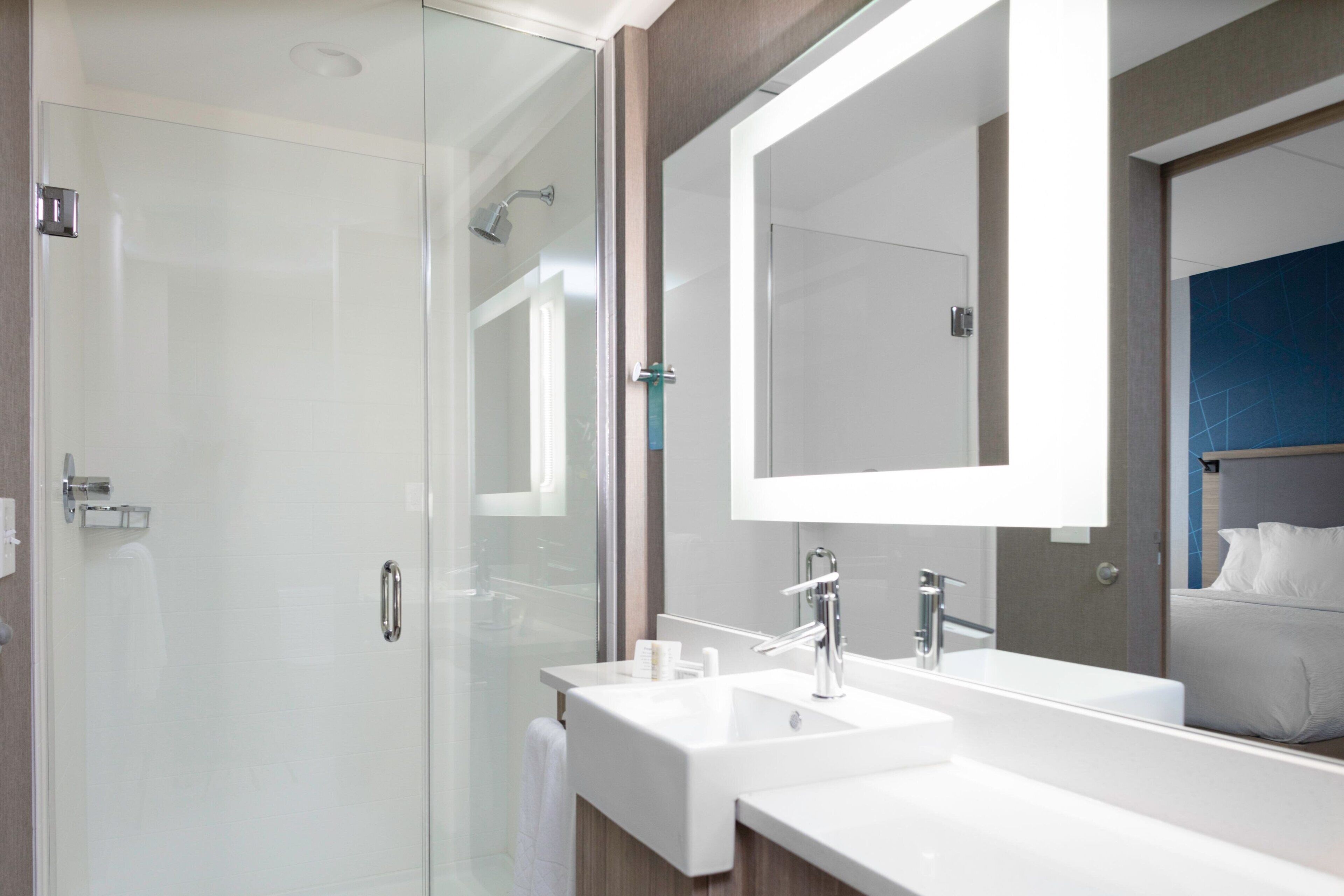 free toiletries, hair dryer, soap, shampoo