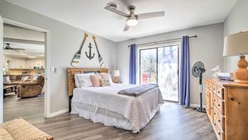 2 bedrooms, internet, bed sheets
