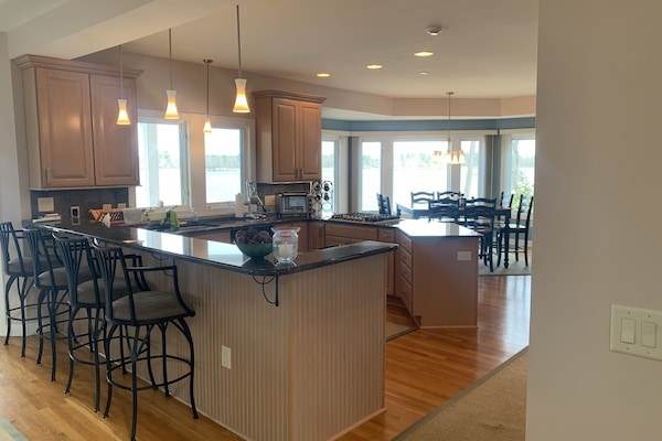 Kitchen view from living room