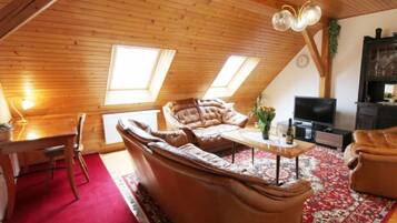 Télévision, cheminée