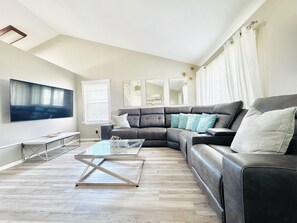 TV connectée, cheminée