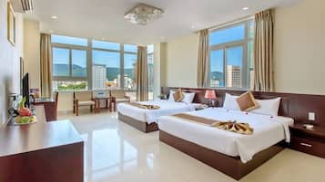 Quarto família (VIP) | Frigobar, escrivaninha, quartos à prova de som, Wi-Fi de cortesia