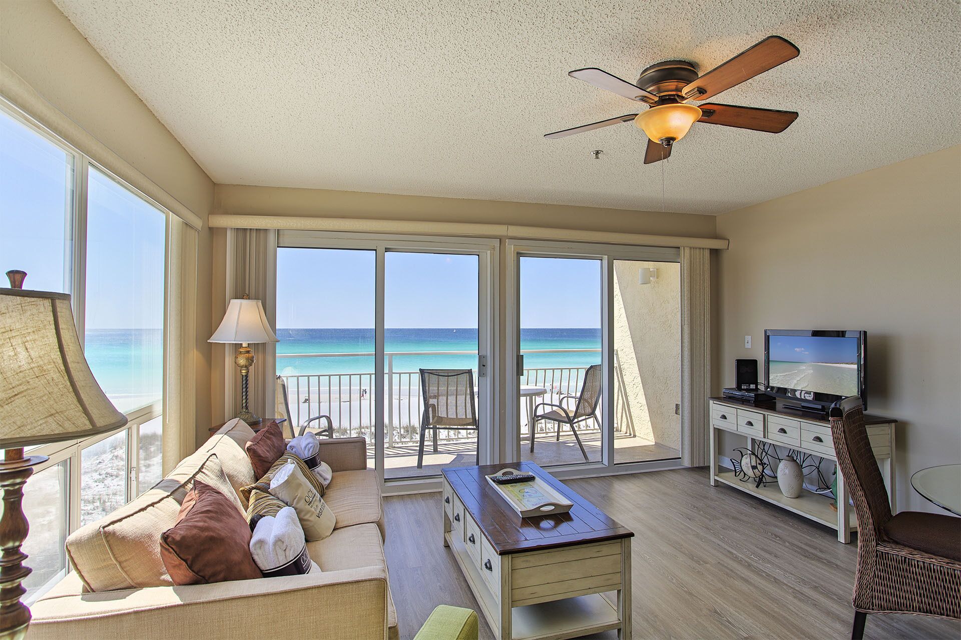Crystal Sands 201B - Gulf Front, Free Beach Service, Heated Community Pool!
