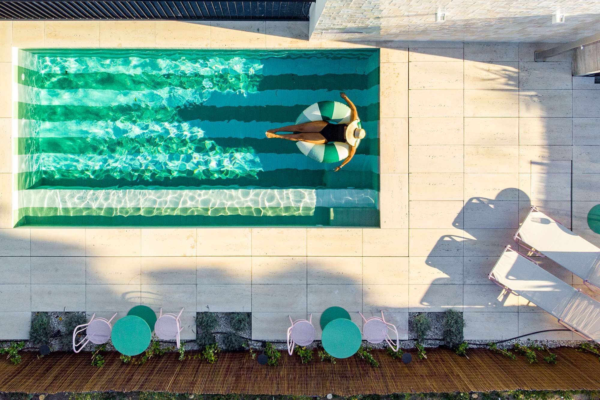 Una piscina climatizada