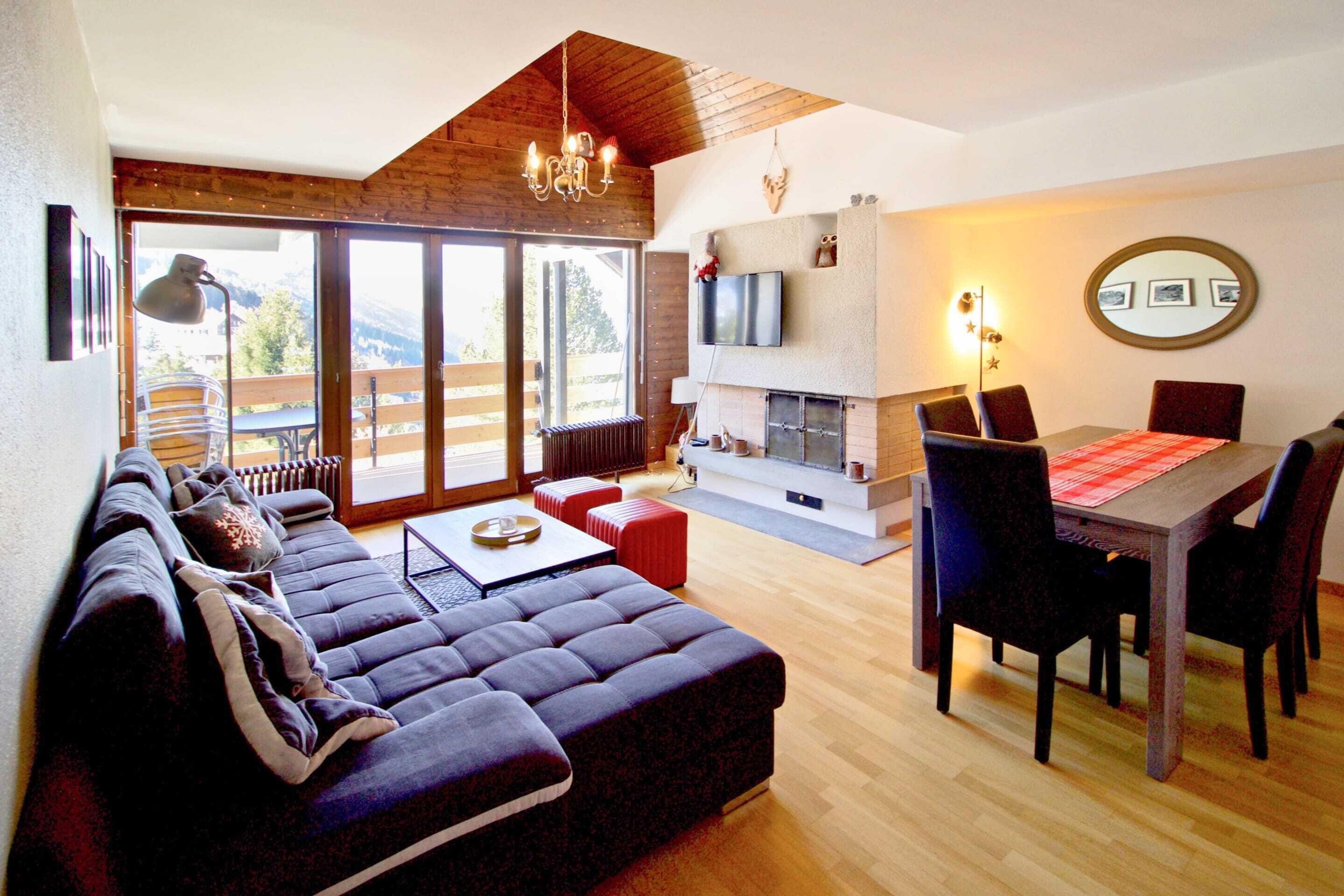 Basic-Apartment, 1 Queen-Bett und Schlafsofa | Wohnbereich