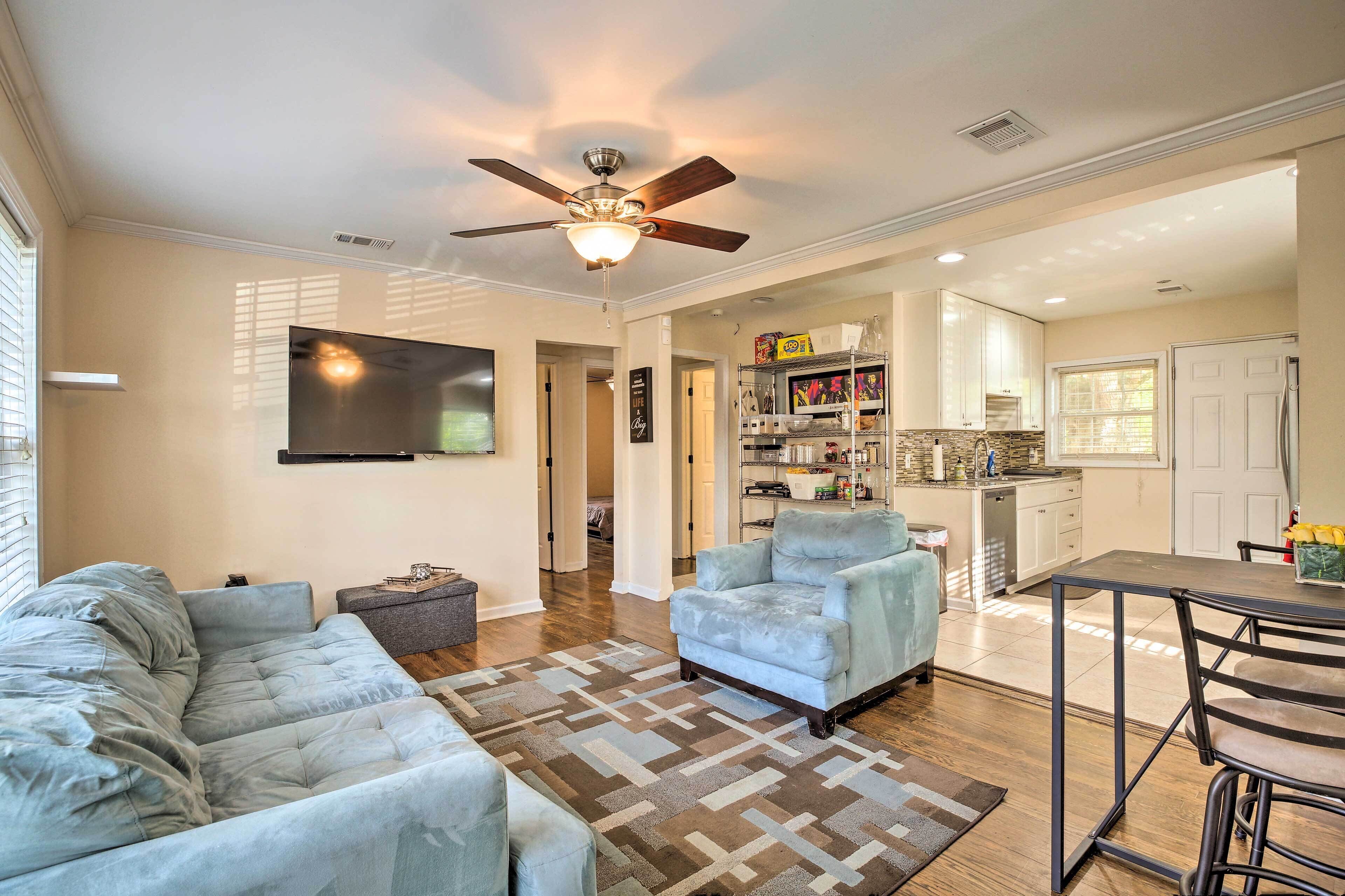 Forest Park Home w/ Porch & Large Fenced Yard