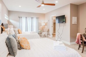 4 bedrooms, iron/ironing board, travel crib, WiFi