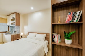 Eenvoudig appartement | 1 slaapkamer, individueel gedecoreerd, individueel gemeubileerd