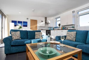 TV, fireplace, DVD player