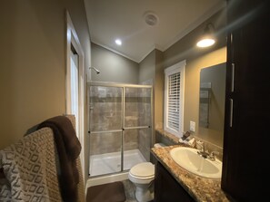 Shower, towels