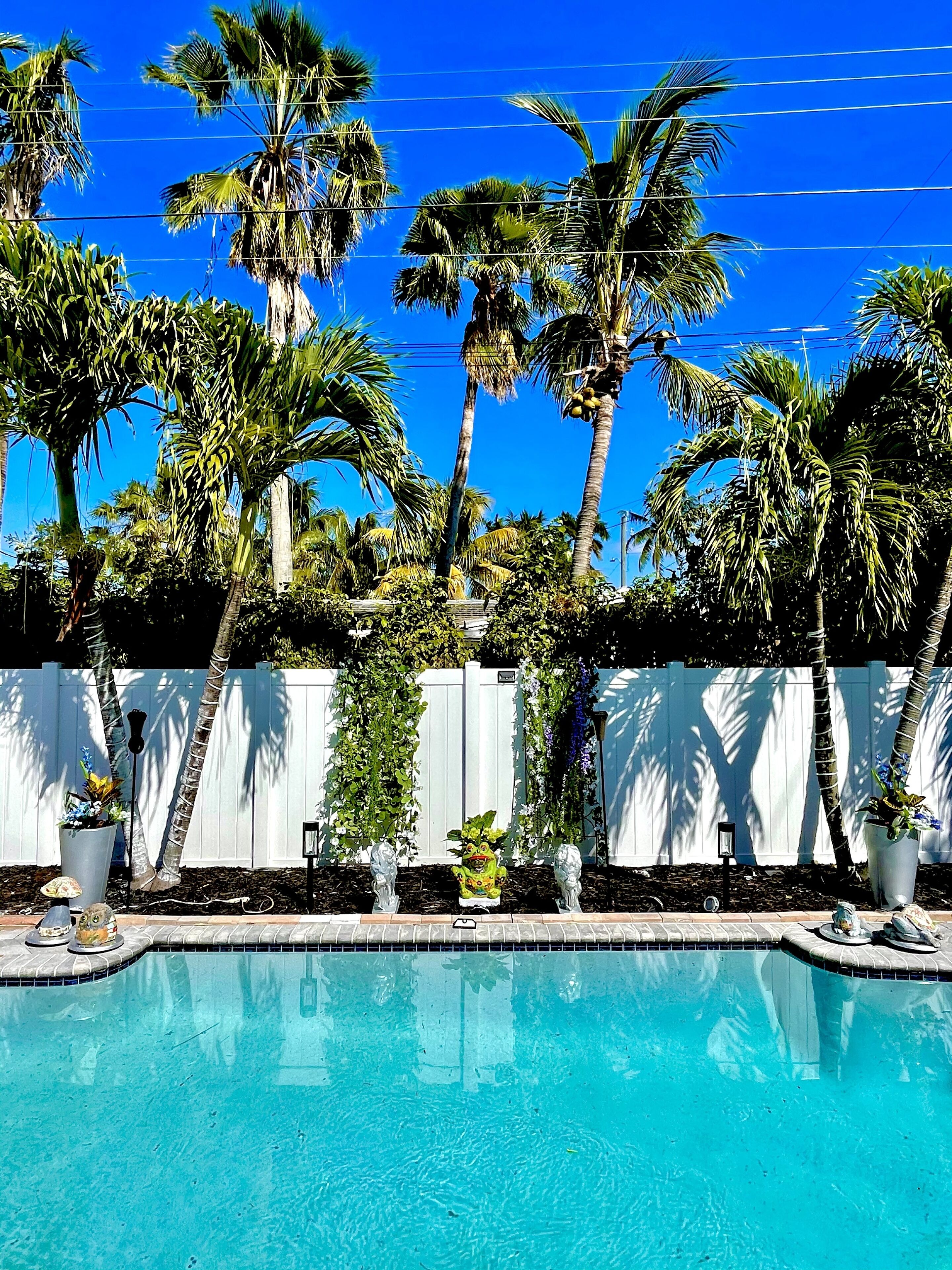 Unique, art-deco studio w/ POOL, 5 min to BEACH