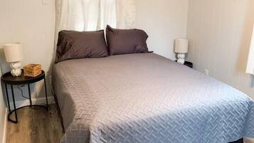 2 bedrooms, iron/ironing board, travel crib, free WiFi