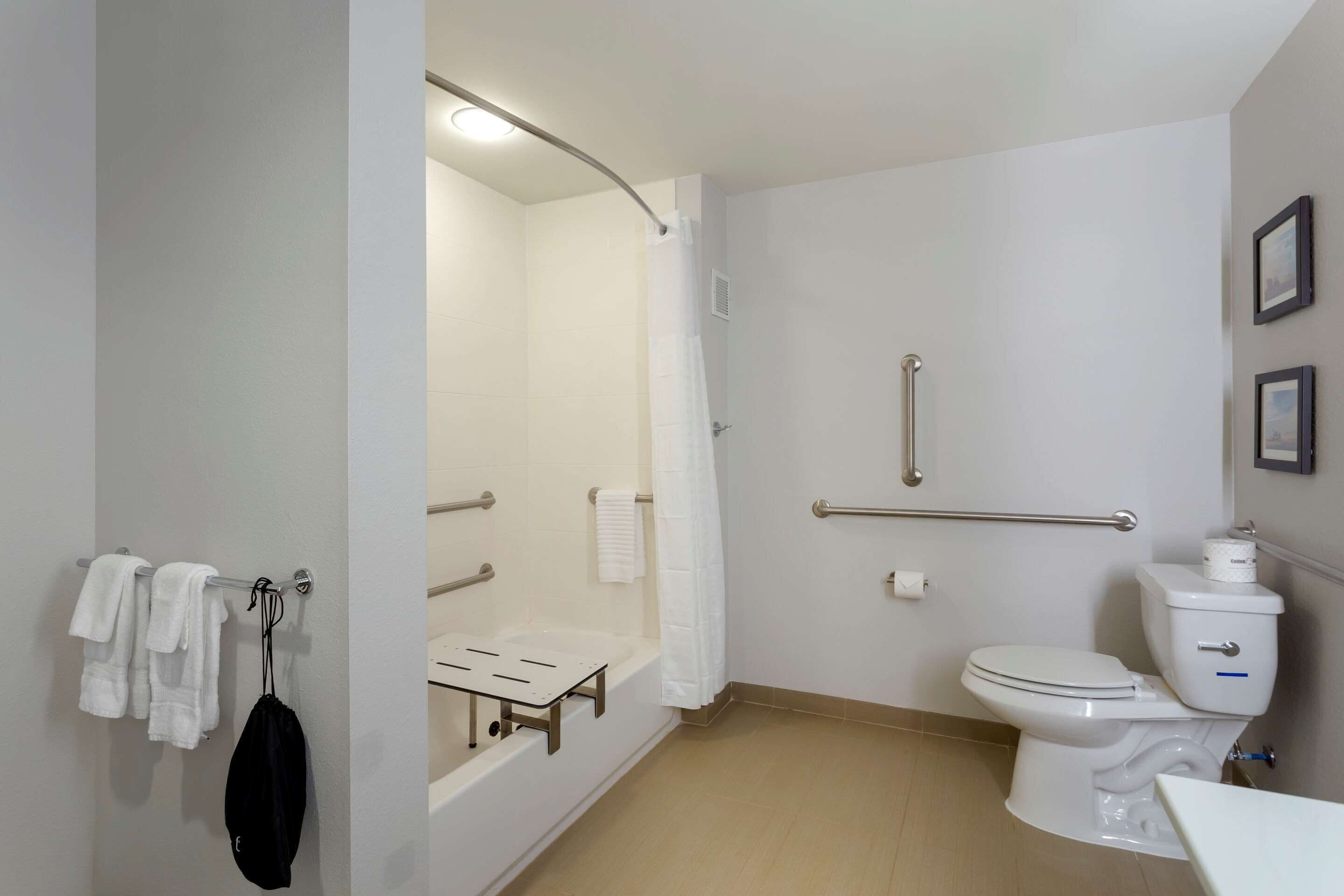 suite, 1 king bed with sofa bed, accessible, non smoking | desk, laptop workspace, iron/ironing board, free wifi