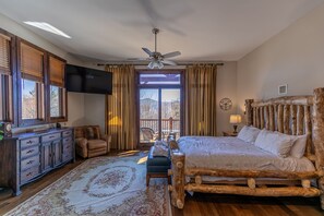 7 bedrooms, iron/ironing board, free WiFi, bed sheets - Banner Crest - MOUNTAIN LUXURY!! Views, hot tub, Private Pool and Tennis Courts, Game Room! (Banner Elk)