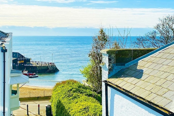 Vue sur la plage ou l’océan