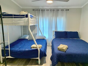 5 bedrooms, iron/ironing board, travel crib, WiFi