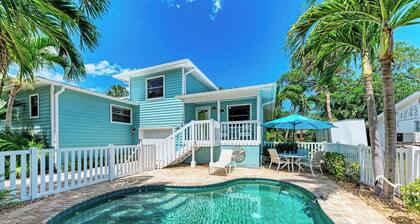 Private Pool Home a Block to the Beach - Anna Maria Island