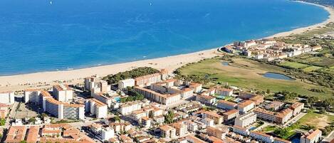 Accommodatie ligt op het strand