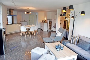 Tv och eldstad