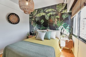 2 habitaciones, tabla de planchar con plancha y wifi gratis 