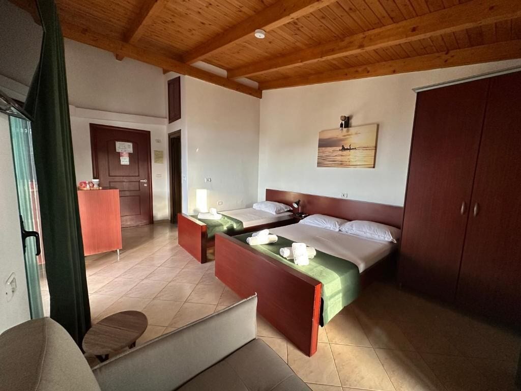 Desk, WiFi (free), bed sheets