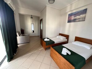 Triple Room with Shared Balcony | View from room - BLISS Hotel (Ksamil)