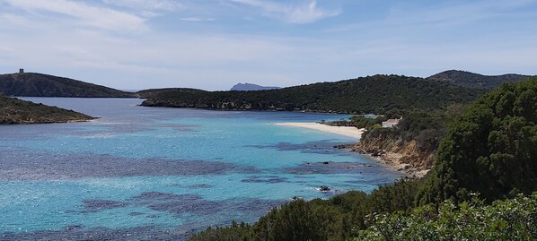 Am Strand, Liegestühle, Strandtücher