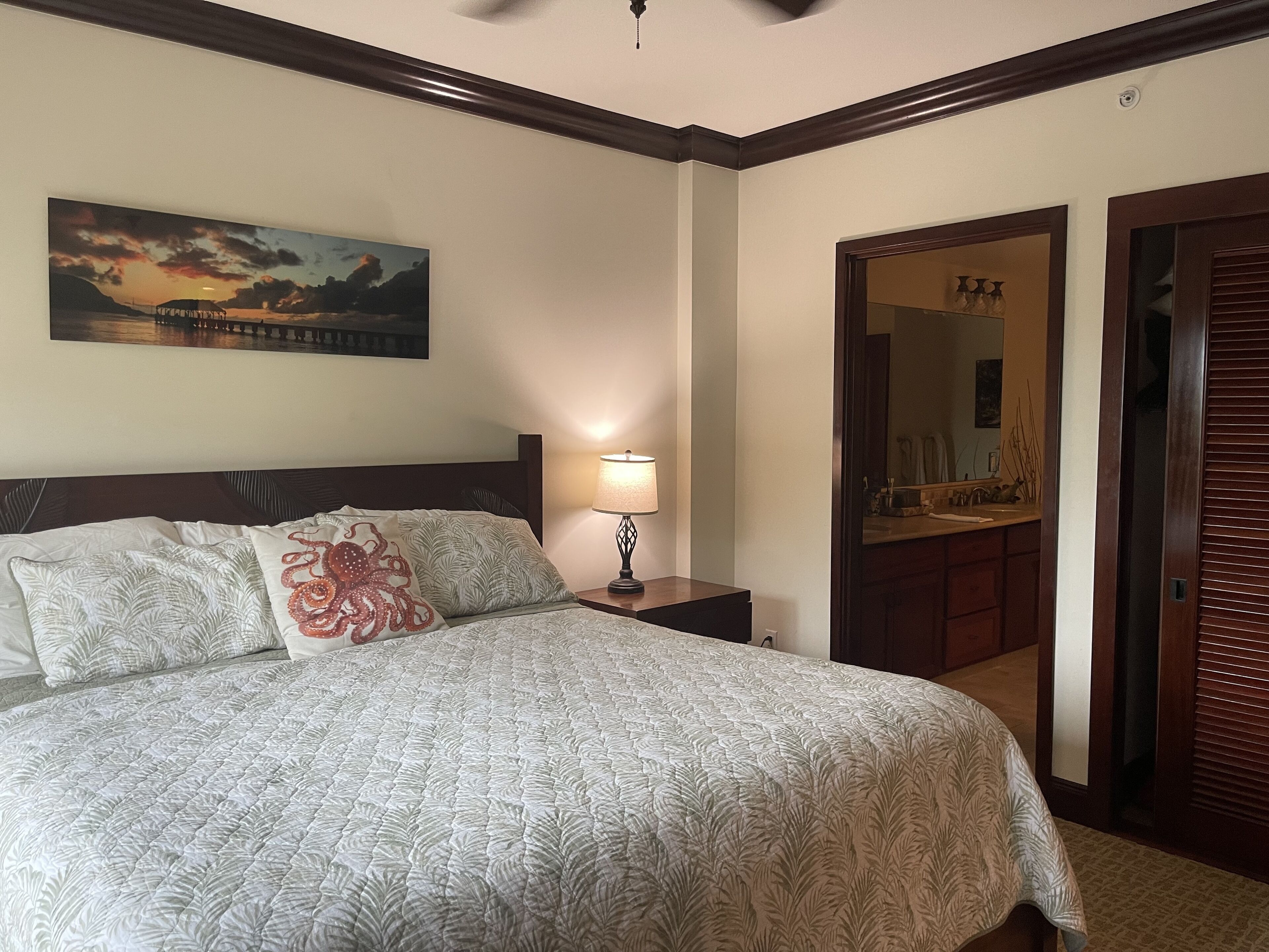 2 bedrooms, iron/ironing board, travel crib, WiFi