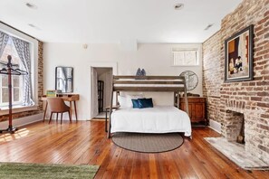 2 bedrooms, iron/ironing board, travel crib, WiFi