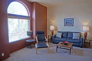 TV, DVD player, books