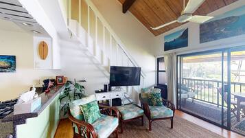 Una televisión, libros