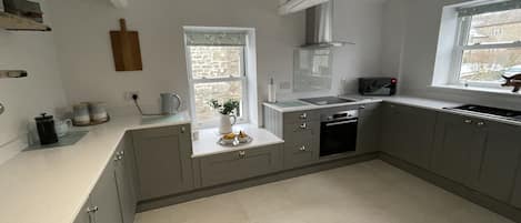 Microwave, oven, stovetop, toaster
