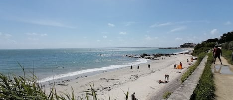 Aan het strand