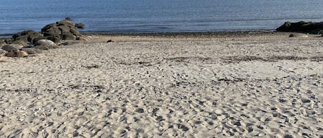 Beach nearby, sun-loungers