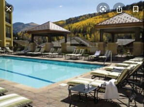 Una piscina riscaldata