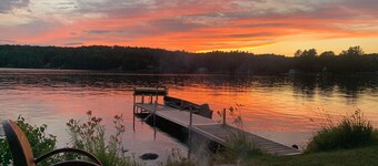 Waterfront Cottage On Lake Cobbosseeconte 
