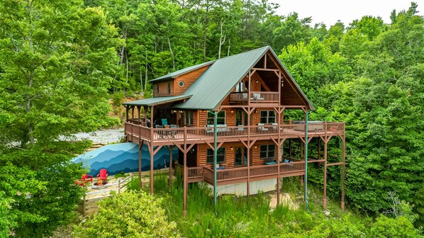 Exterior - *New Listing* The High Life Long range views of the Blue Ridge Mountains (Mineral Bluff)