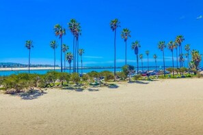 On the beach