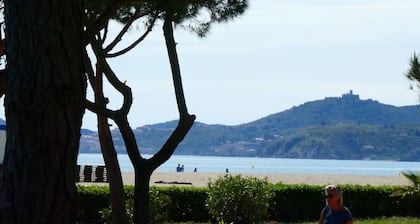 Renovated waterfront apartment.