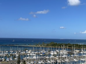 Marina view from the lanai