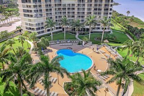 Exterior - Beachfront condo w/ views, pool & tennis courts (Marco Island)