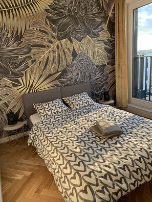 1 makuuhuone, silitysrauta/-lauta, ilmainen Wi-Fi