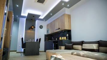 Apartemen | Area keluarga | Televisi 30-inci dengan saluran TV digital