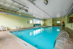 Indoor pool, a heated pool
