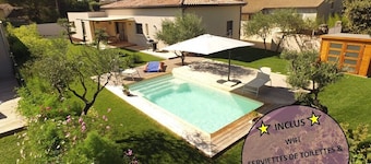 Maison de vacances neuve 3ch avec piscine chauffée