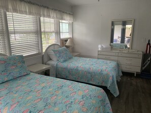 4 bedrooms, travel cot, free WiFi, bed sheets
