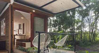 Tiny house surrounded by a cedar forest!