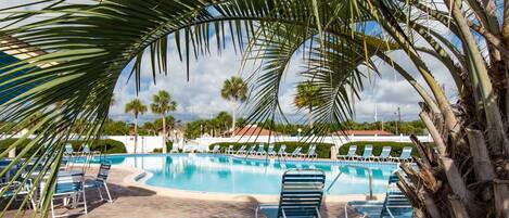 Außenpool, beheizter Pool